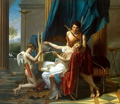 Sappho and Phaon Jacques Louis David